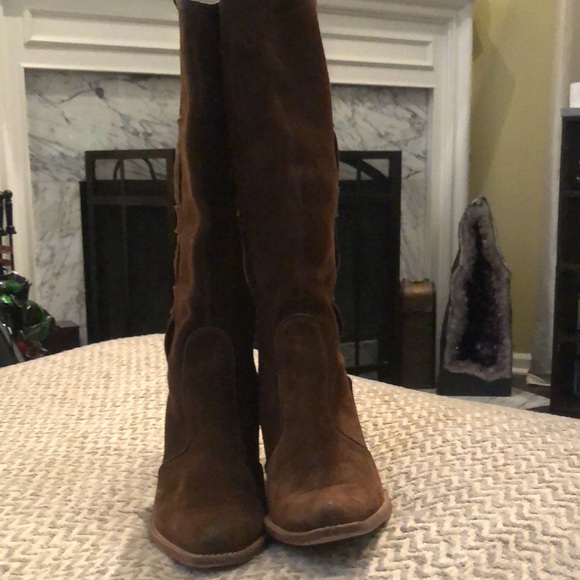 Via Spiga western Rust Suede boots size 7.5. Beautiful Boots! - Picture 2 of 4